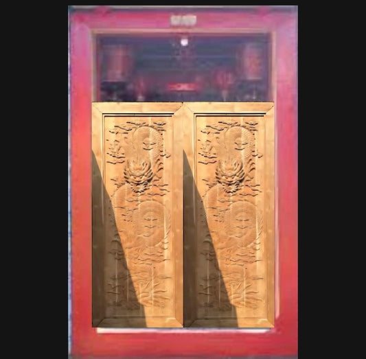 Kusen & 2 Daun Pintu Utama Naga / Harga (Rp 28.800.000)